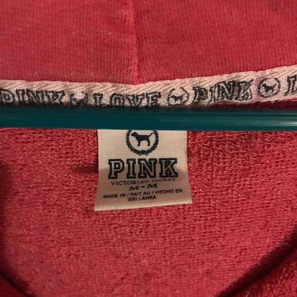 Pink Victoria’s Secret pull over v neck - Picture 4 of 4
